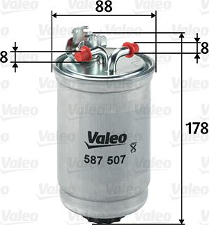 Valeo 587507 - Filtre à huile parts5.com