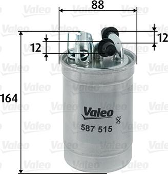 Valeo 587515 - Üzemanyagszűrő parts5.com