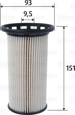 Valeo 587095 - Filter za gorivo parts5.com