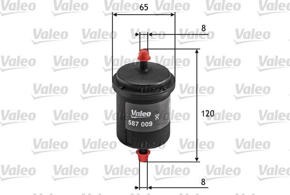 Valeo 587009 - Filtre à carburant parts5.com