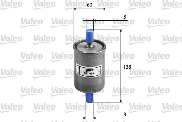 Valeo 587003 - Olajszűrő parts5.com