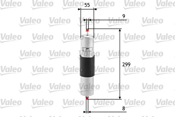 Valeo 587014 - Filtru combustibil parts5.com