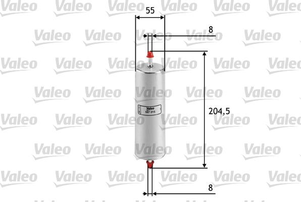 Valeo 587015 - Горивен филтър parts5.com