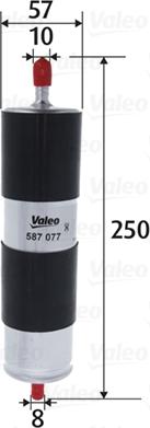 Valeo 587077 - Filtar za gorivo parts5.com