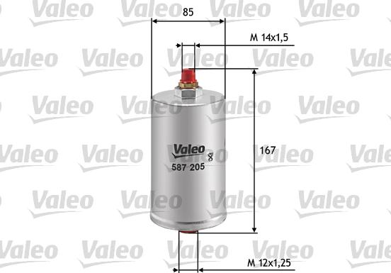 Valeo 587205 - Olejový filtr parts5.com