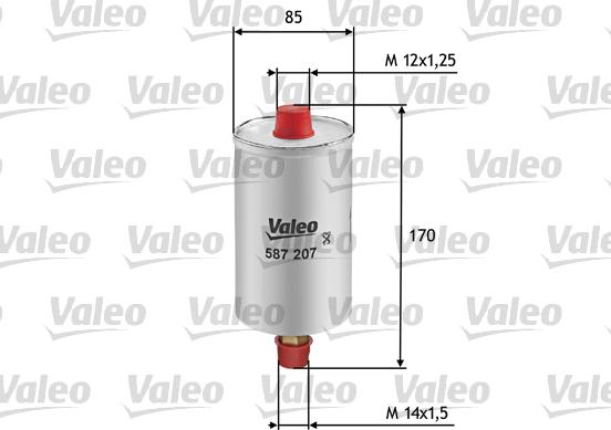 Valeo 587207 - Filtru ulei parts5.com