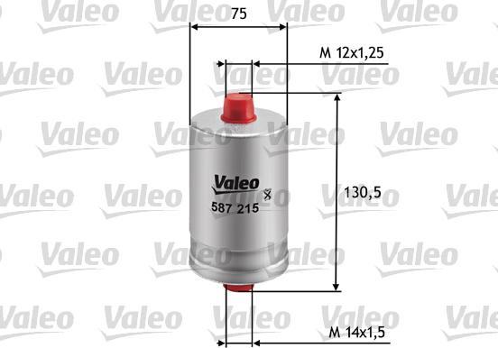 Valeo 587215 - Filter goriva parts5.com