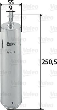 Valeo 587711 - Olejový filtr parts5.com