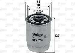 Valeo 587738 - Filtru combustibil parts5.com