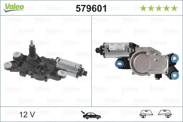 Valeo 579601 - Silnik wycieraczek parts5.com