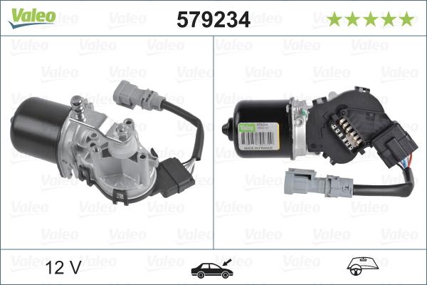 Valeo 579234 - Motor brisača parts5.com