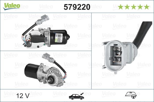 Valeo 579220 - Motor stieračov parts5.com