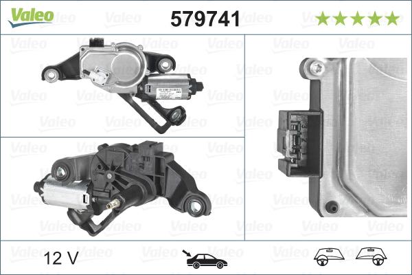 Valeo 579741 - Wiper Motor parts5.com