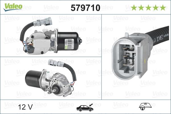 Valeo 579710 - Motor stieračov parts5.com