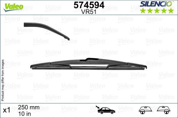 Valeo 574594 - Metlica brisalnika stekel parts5.com