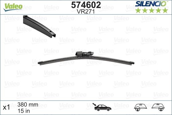 Valeo 574602 - Wiper Blade parts5.com