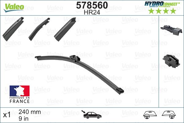 Valeo 578560 - Wiper Blade parts5.com