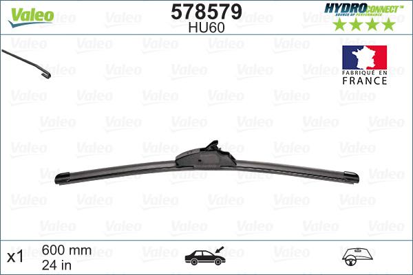 Valeo 578579 - Limpiaparabrisas parts5.com