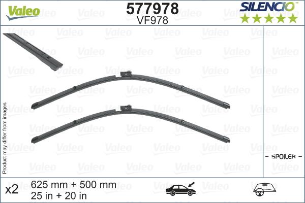 Valeo 577978 - Lamela stergator parts5.com