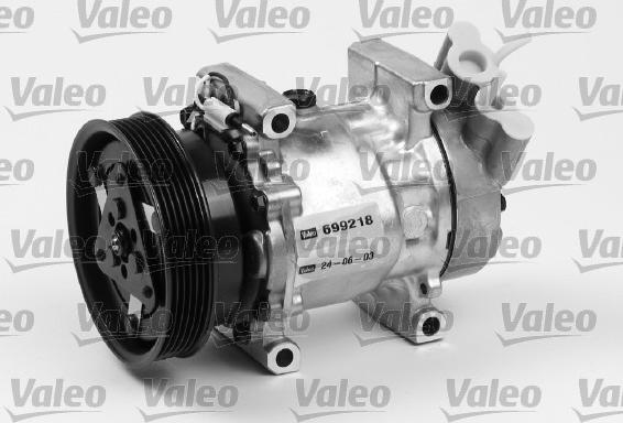 Valeo 699218 - Συμπιεστής, συστ. κλιματισμού parts5.com