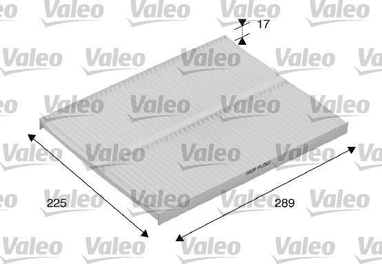 Valeo 698167 - Φίλτρο, αέρας εσωτερικού χώρου parts5.com