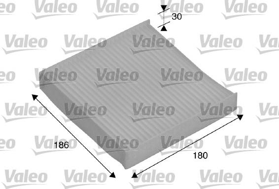 Valeo 698886 - Filtro, aire habitáculo parts5.com