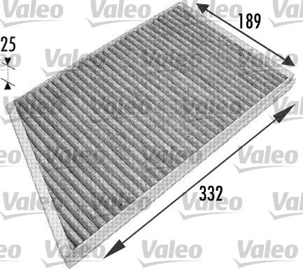 Valeo 698743 - Filter, interior air parts5.com