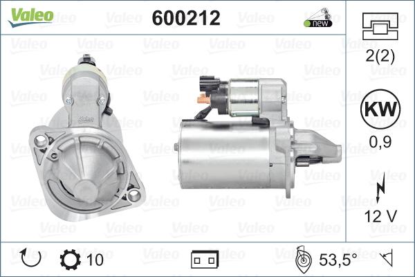 Valeo 600212 - Starter parts5.com