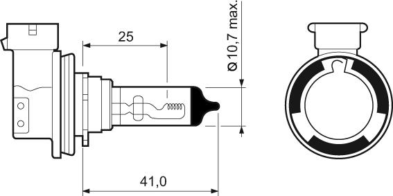 Valeo 032525 - Λυχνία, μεγάλα φώτα parts5.com