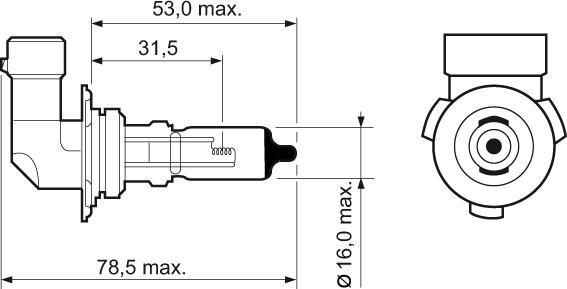 Valeo 032529 - Крушка с нагреваема жичка, фар за дълги светлини parts5.com