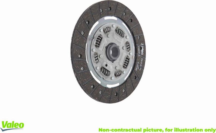 Valeo 803131 - Диск сцепления, фрикцион parts5.com