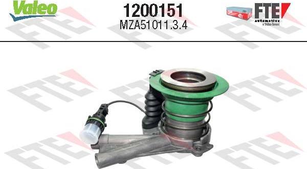 Valeo 1200151 - Κεντρ. ρουλεμάν συμπλ., συμπλέκτης parts5.com