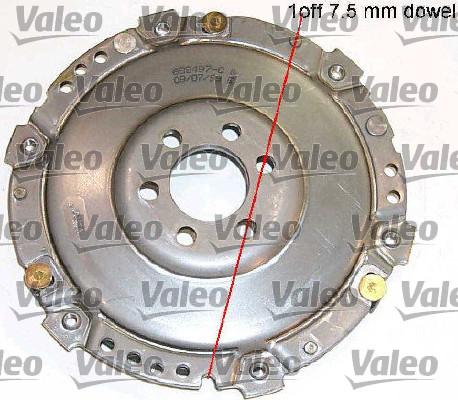 Valeo 801439 - Kit de embrague parts5.com