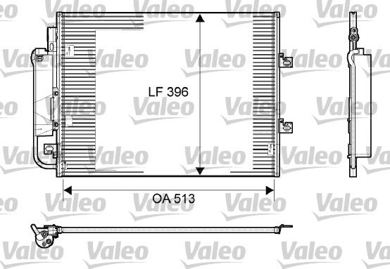 Valeo 814061 - Конденсатор кондиционера parts5.com