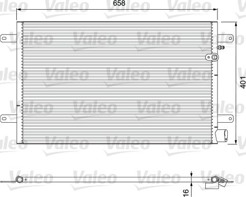 Valeo 814004 - Skraplacz, klimatyzacja parts5.com