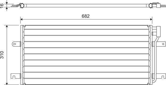 Valeo 814029 - Condensator, climatizare parts5.com