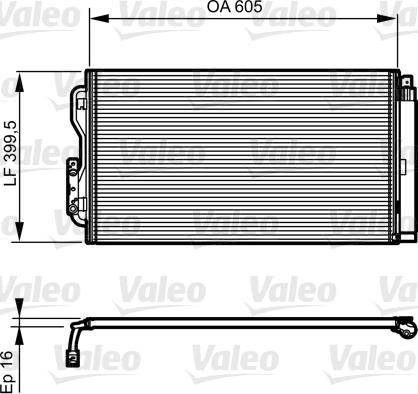 Valeo 814191 - Condenser, air conditioning parts5.com