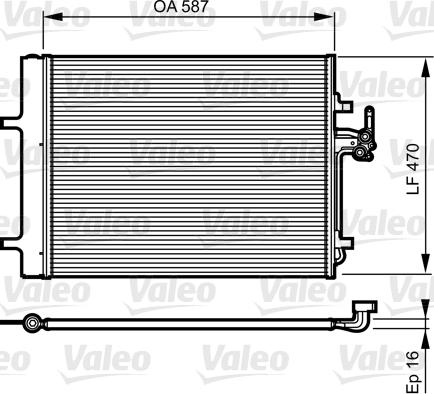 Valeo 814184 - Condenser, air conditioning parts5.com