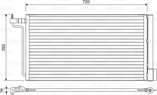 Valeo 814177 - Condensador, aire acondicionado parts5.com