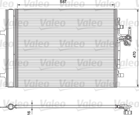 Valeo 814318 - Кондензатор, климатизация parts5.com