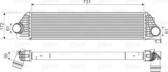 Valeo 818561 - Töltőlevegő-hűtő parts5.com