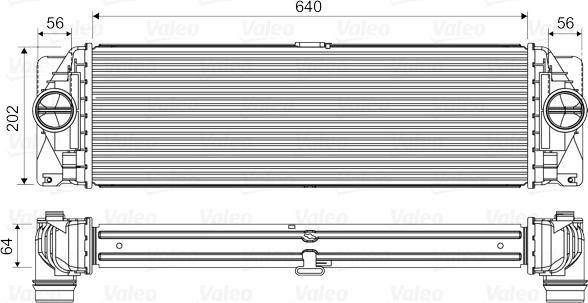 Valeo 818341 - Intercooler, compresor parts5.com