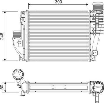 Valeo 818304 - Intercooler, charger parts5.com