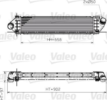 Valeo 818246 - Intercooler, charger parts5.com