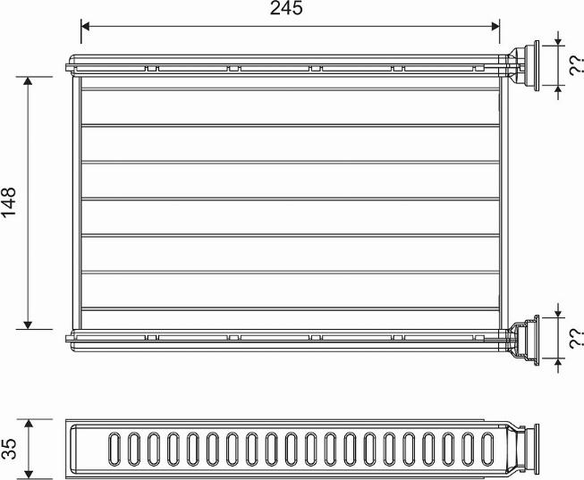 Valeo 812401 - Hőcserélő, belső tér fűtés parts5.com