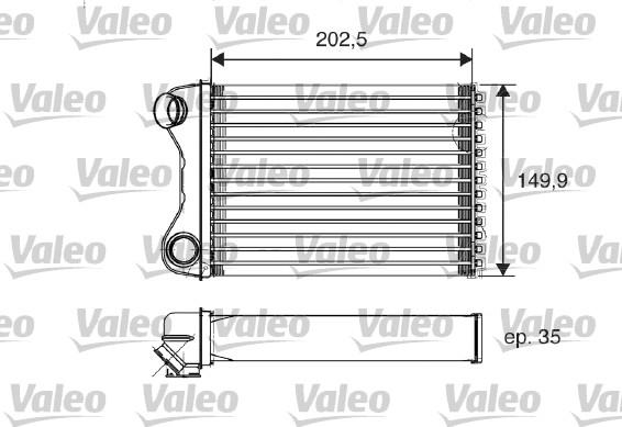 Valeo 812211 - Schimbator caldura, incalzire habitaclu parts5.com