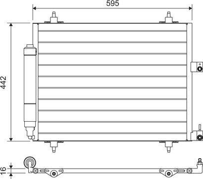 Valeo 817579 - Kondenzator, klima-uređaj parts5.com