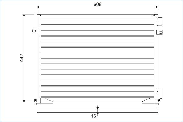 Valeo 817577 - Kondenzátor, klíma parts5.com