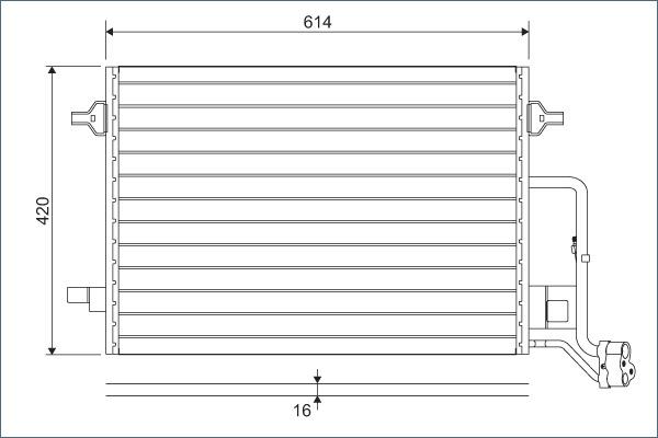 Valeo 817679 - Lauhdutin, ilmastointilaite parts5.com