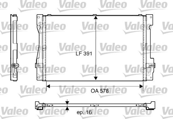 Valeo 817675 - Condenser, air conditioning parts5.com